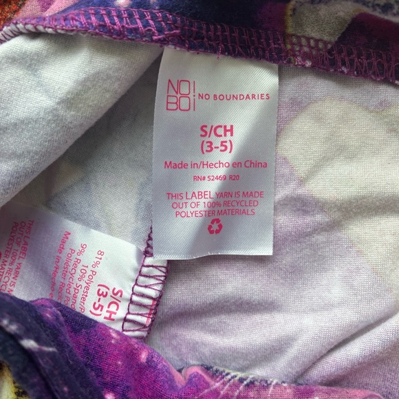 Kids size 3-5 Taco cat galaxy leggings - Picture 2 of 2